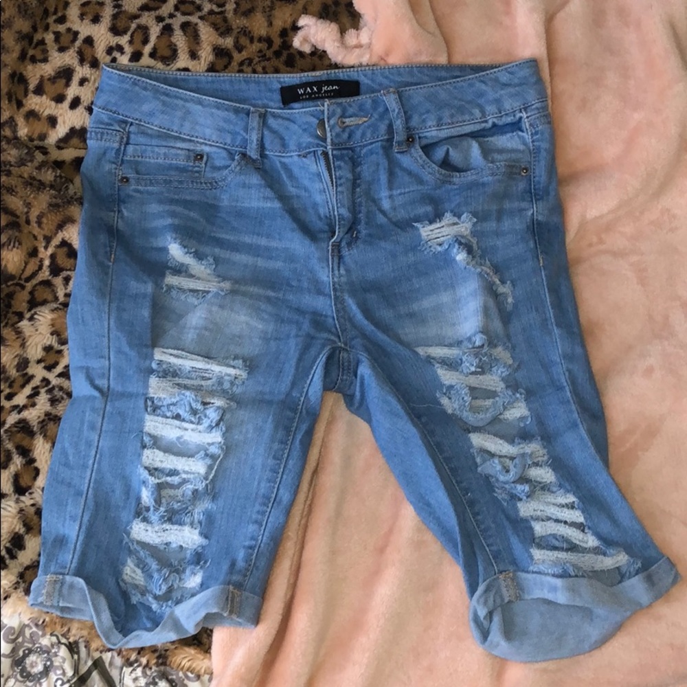 Wax Jean Bermuda Short